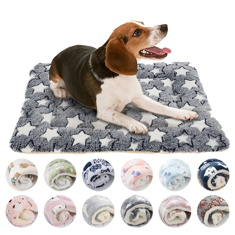 Flannel Pet Sleeping Mat – Cozy Cushion for Dogs & Cats