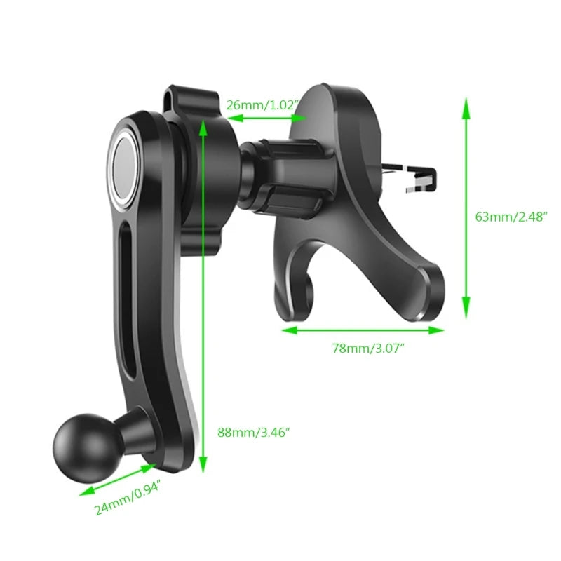 Magnetic Car Phone Mount Replacement Clip – 17mm Ball Head