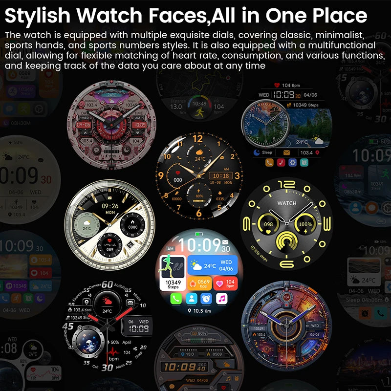 AMOLED Smartwatch – GPS, Heart Rate & Bluetooth Calls