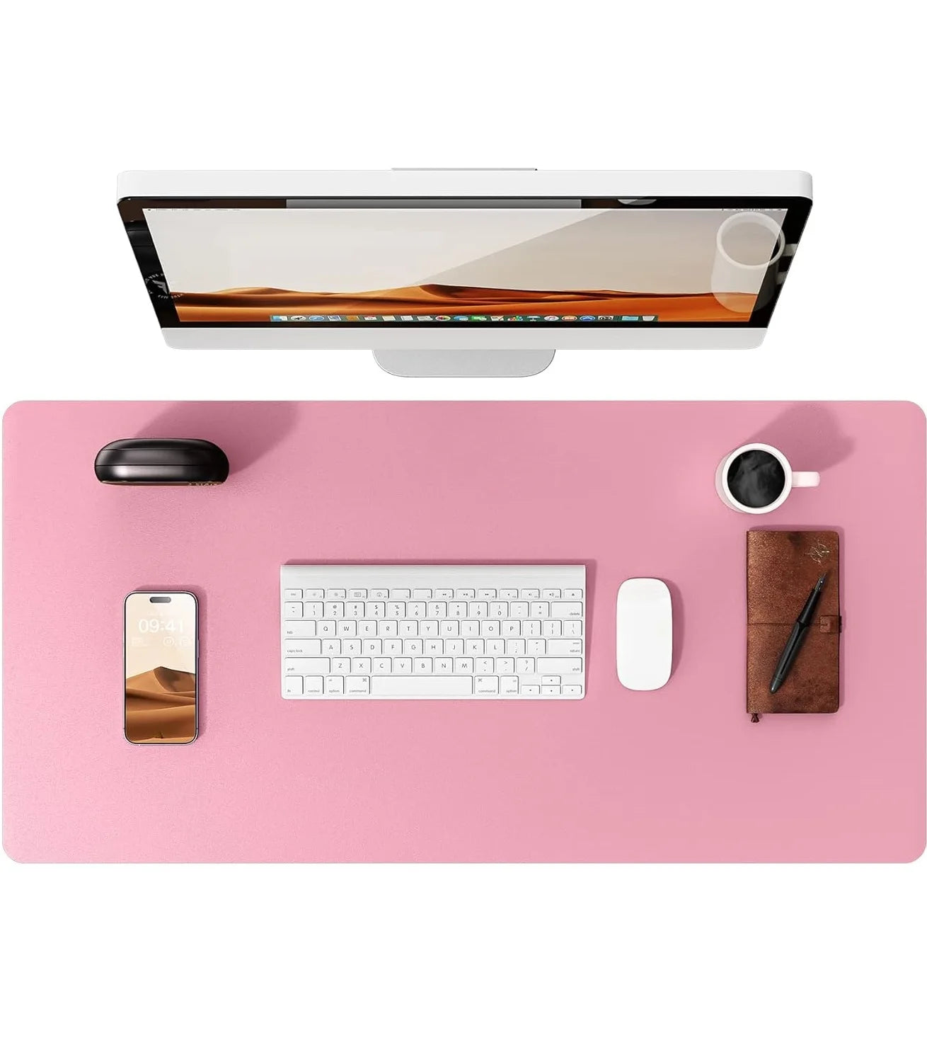 Leather Desk Mat – Large Non-Slip Mouse Pad for Office & Laptop
