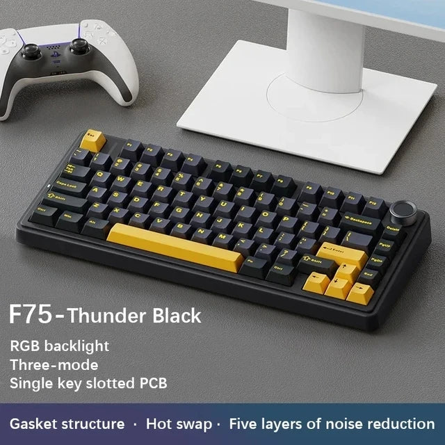 AULA F75 75% Wireless Mechanical Keyboard – RGB, Gasket Mount