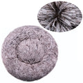 Plush Round Pet Bed – Soft & Warm for Dogs & Cats