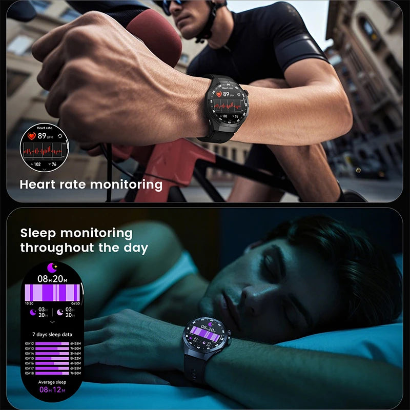 AMOLED Smartwatch – GPS, Heart Rate & Bluetooth Calls