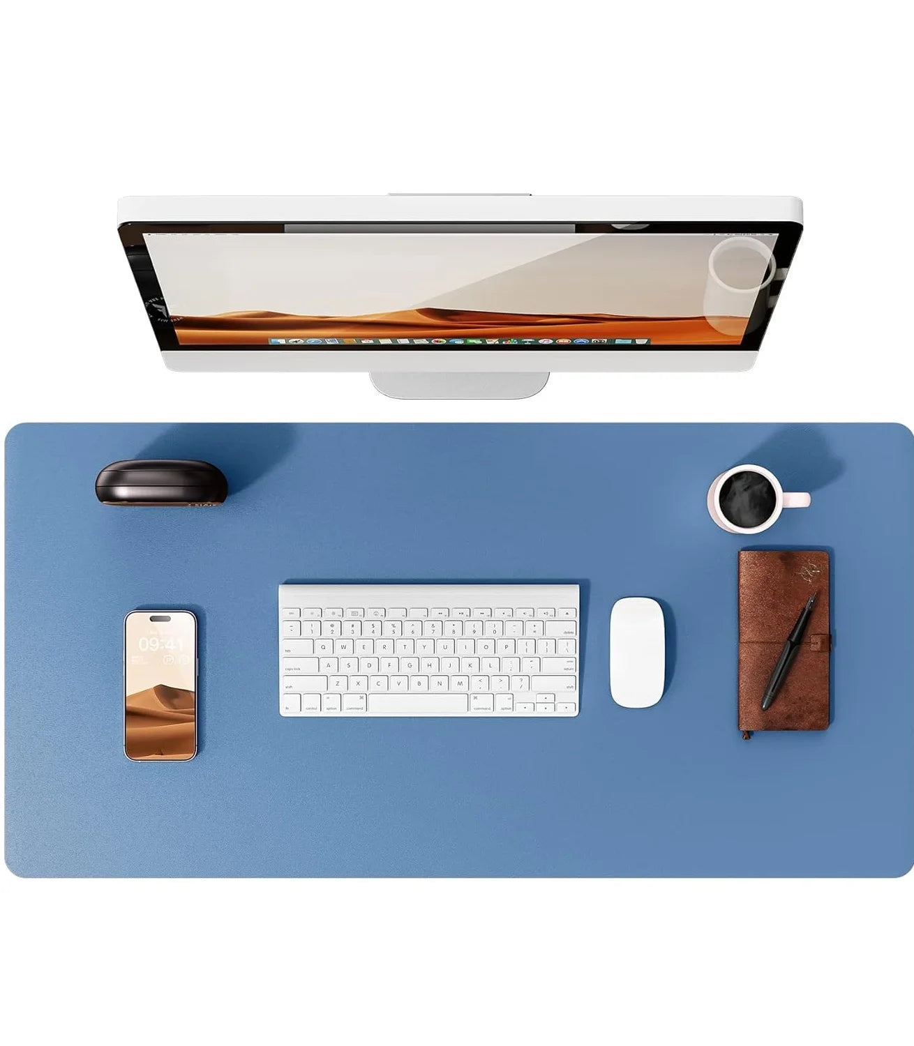 Leather Desk Mat – Large Non-Slip Mouse Pad for Office & Laptop