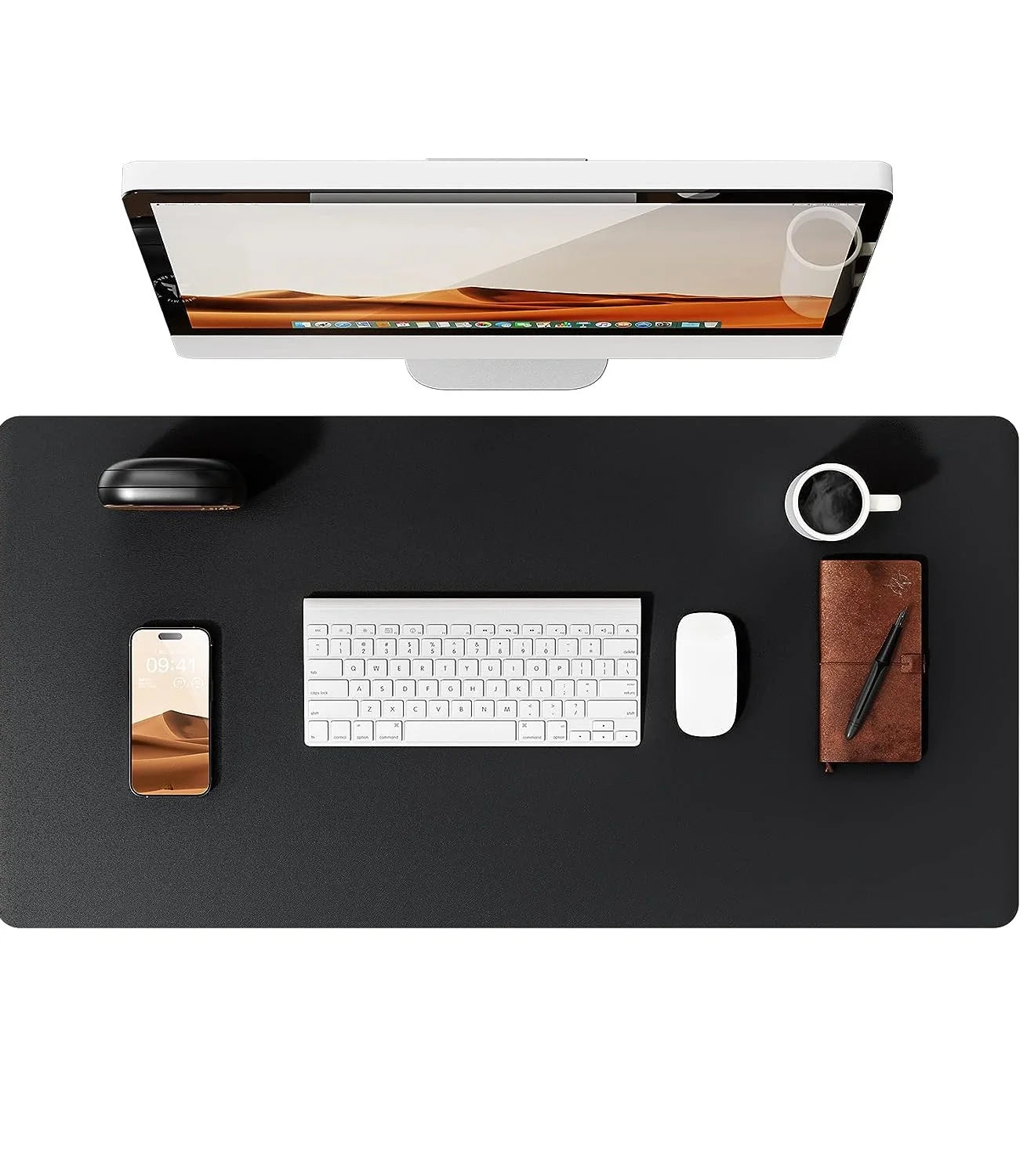 Leather Desk Mat – Large Non-Slip Mouse Pad for Office & Laptop