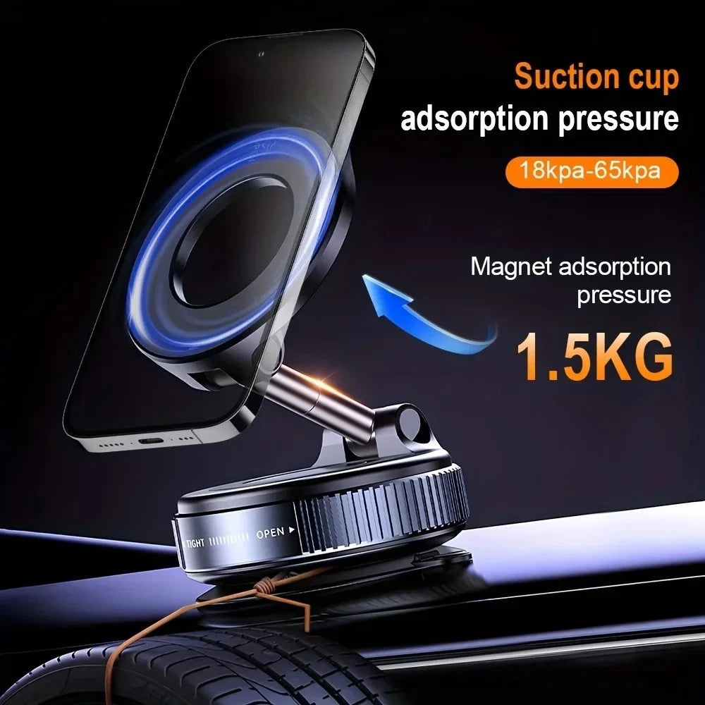 Magnetic Car Phone Mount – 360° Adjustable