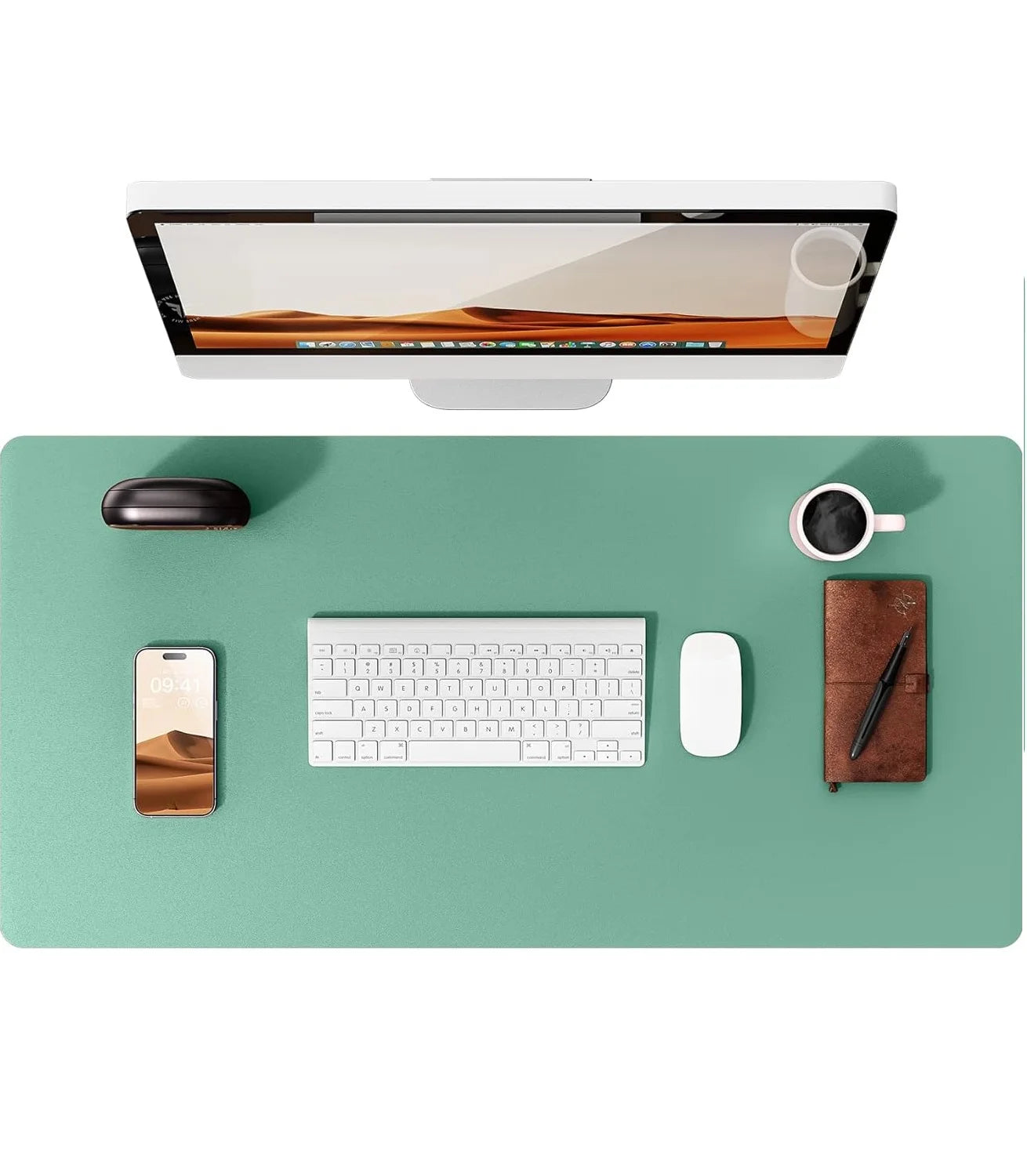 Leather Desk Mat – Large Non-Slip Mouse Pad for Office & Laptop