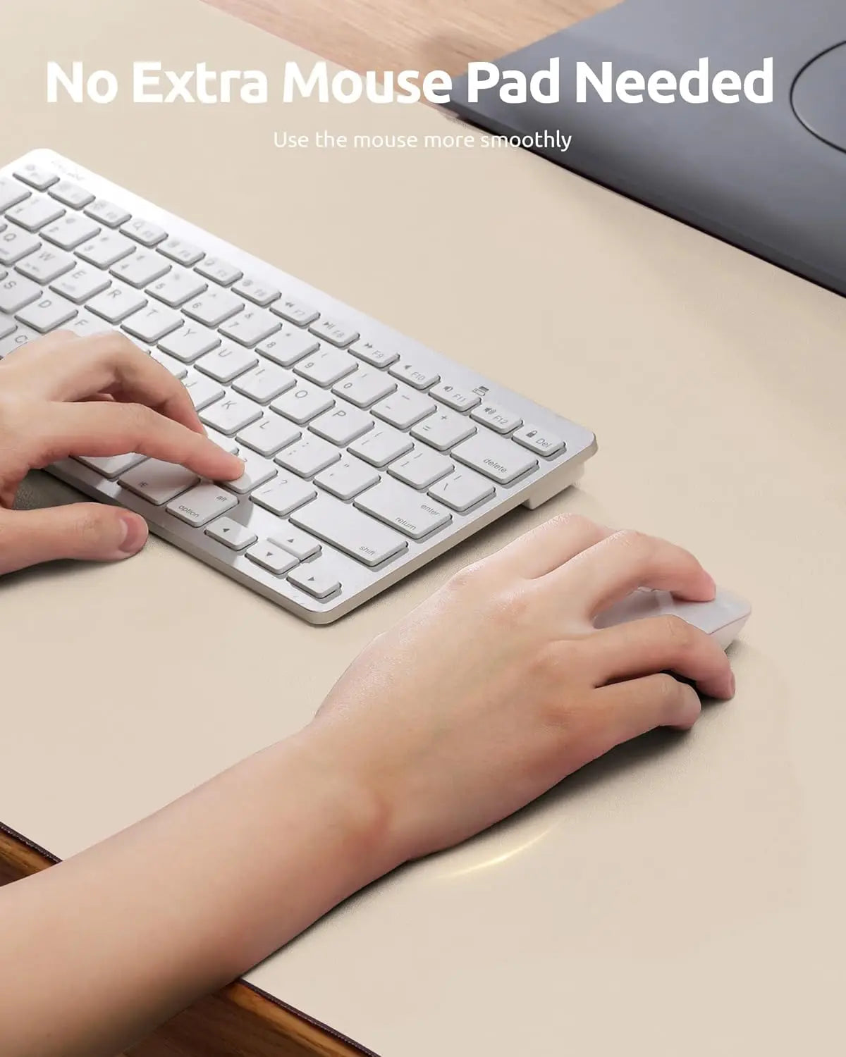 Leather Desk Mat – Large Non-Slip Mouse Pad for Office & Laptop