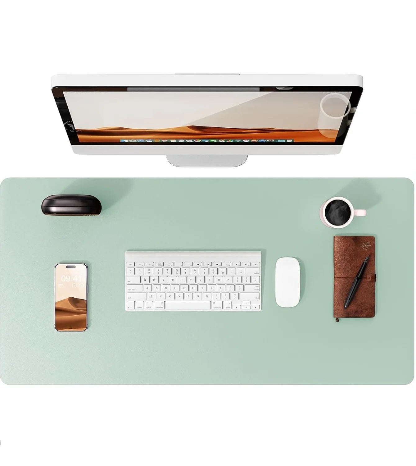 Leather Desk Mat – Large Non-Slip Mouse Pad for Office & Laptop