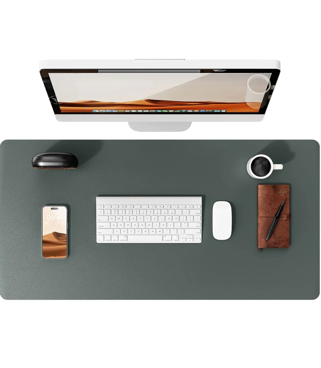 Leather Desk Mat – Large Non-Slip Mouse Pad for Office & Laptop