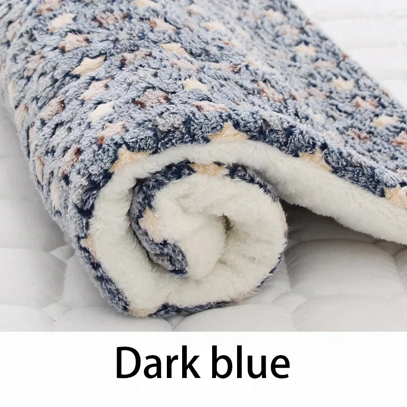 Flannel Pet Sleeping Mat – Cozy Cushion for Dogs & Cats
