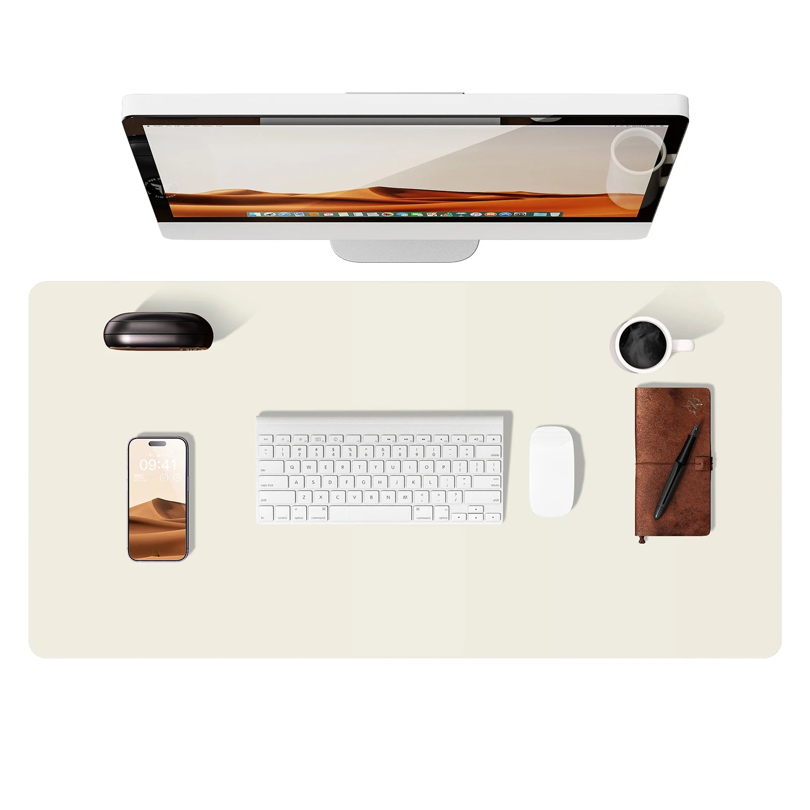 Leather Desk Mat – Large Non-Slip Mouse Pad for Office & Laptop