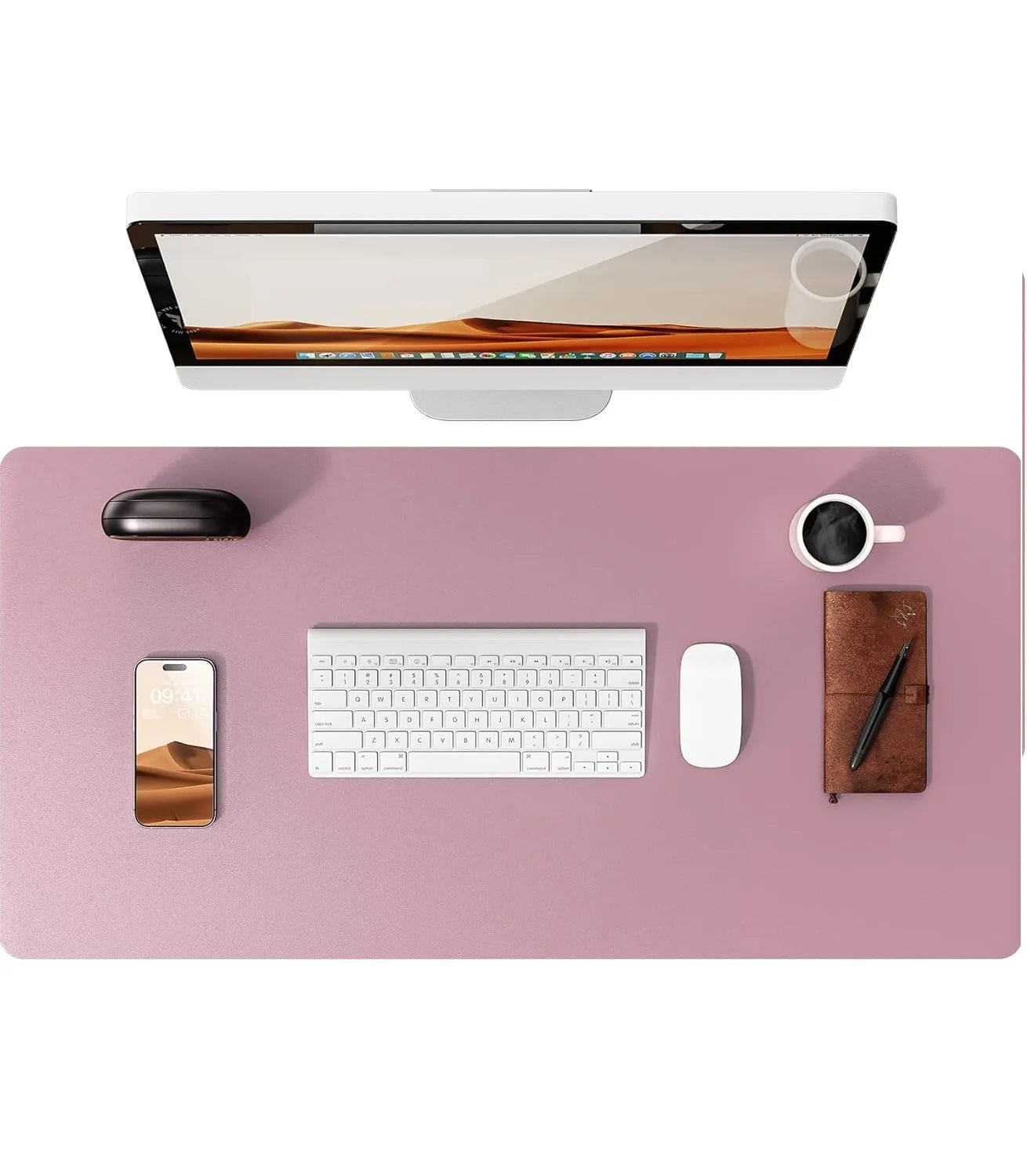 Leather Desk Mat – Large Non-Slip Mouse Pad for Office & Laptop