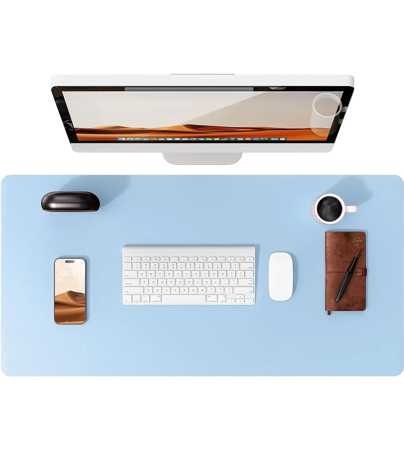Leather Desk Mat – Large Non-Slip Mouse Pad for Office & Laptop