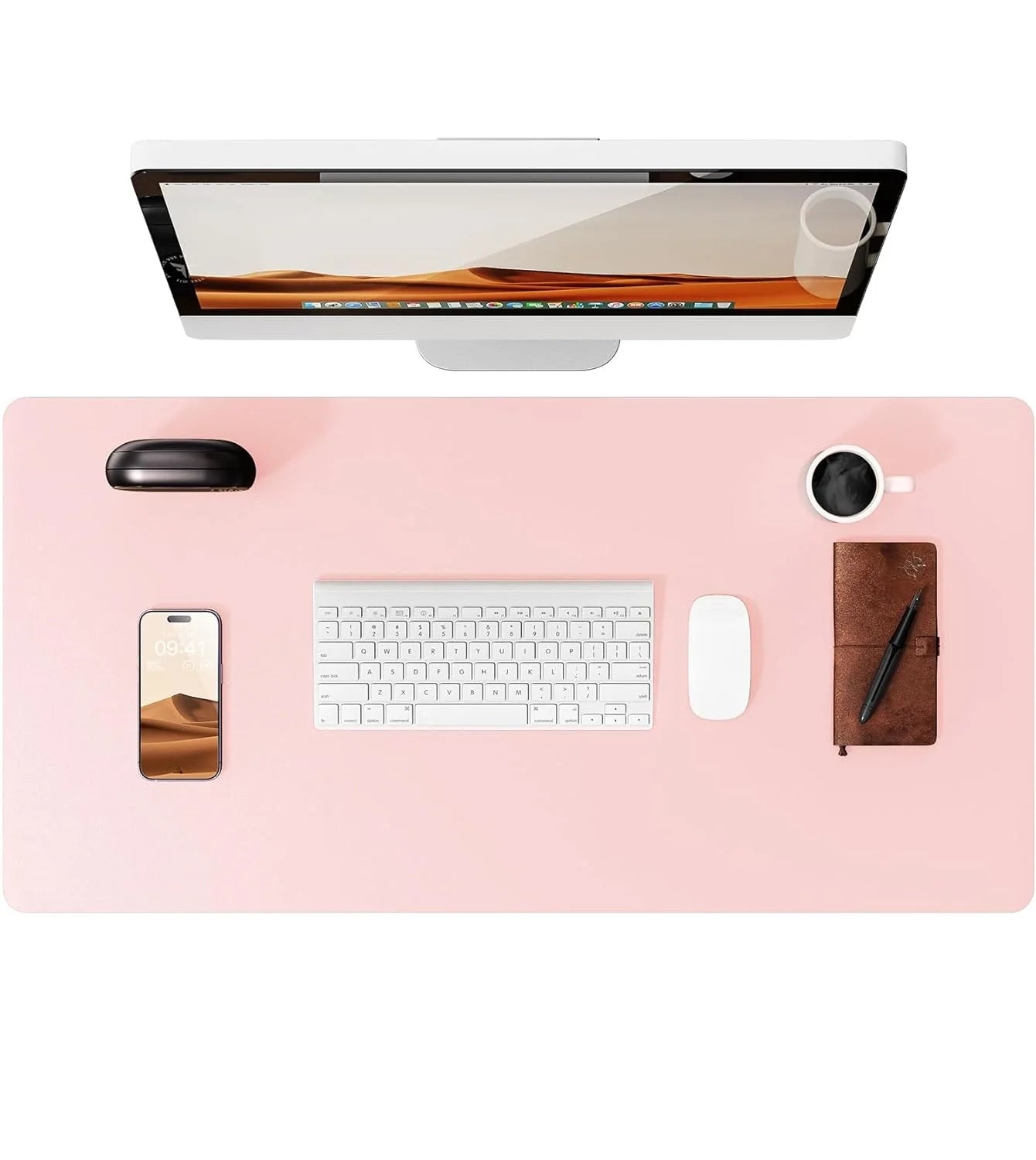 Leather Desk Mat – Large Non-Slip Mouse Pad for Office & Laptop