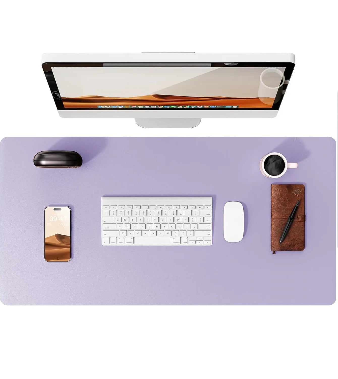 Leather Desk Mat – Large Non-Slip Mouse Pad for Office & Laptop
