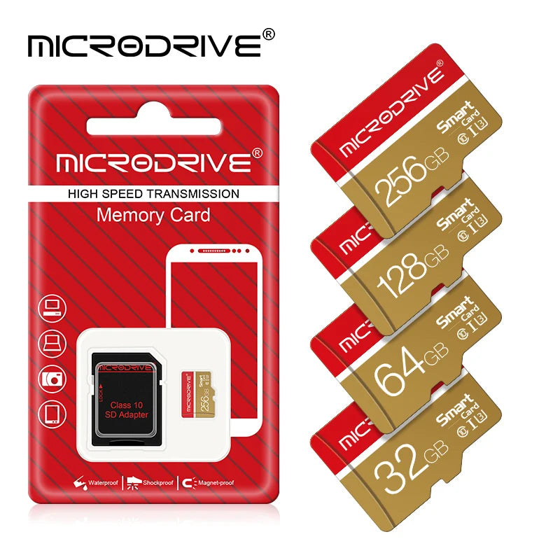 High-Speed Micro SD Card – Class 10, U3 (16GB–256GB)