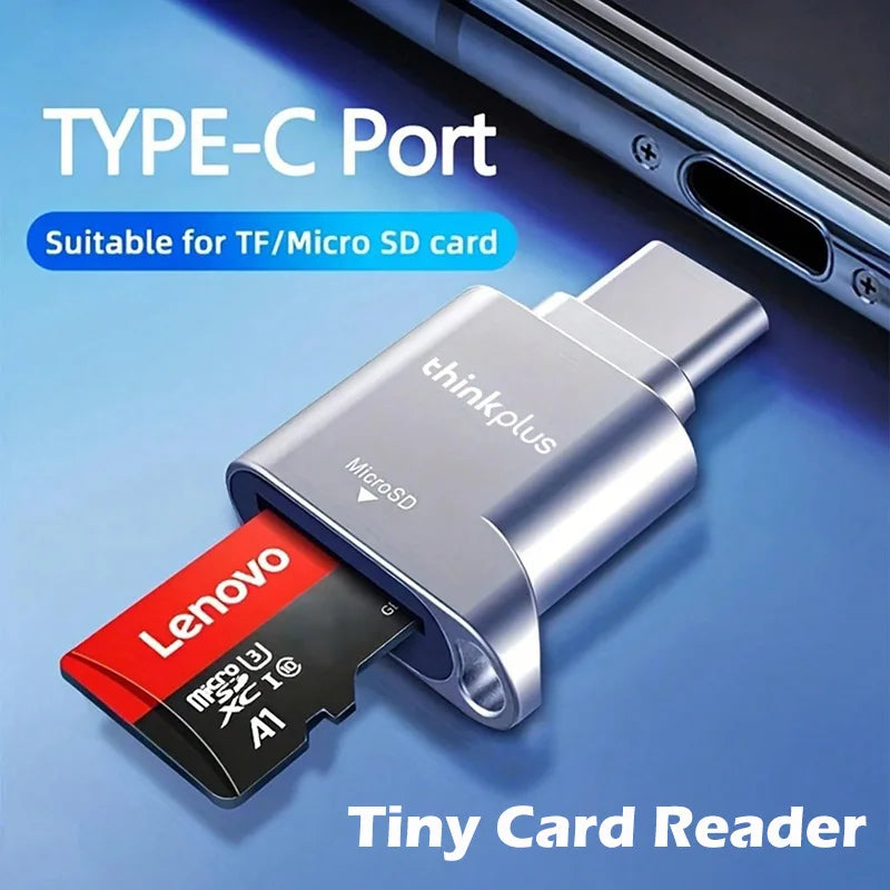 Lenovo ThinkPlus USB-C SD Card Reader – Micro SD & TF