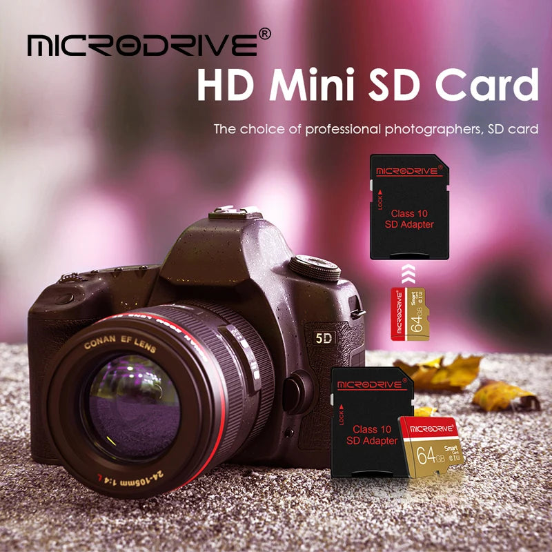 High-Speed Micro SD Card – Class 10, U3 (16GB–256GB)