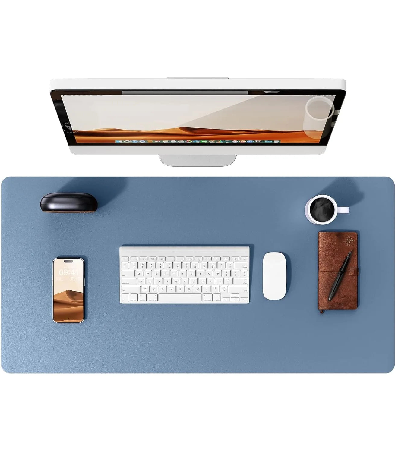 Leather Desk Mat – Large Non-Slip Mouse Pad for Office & Laptop