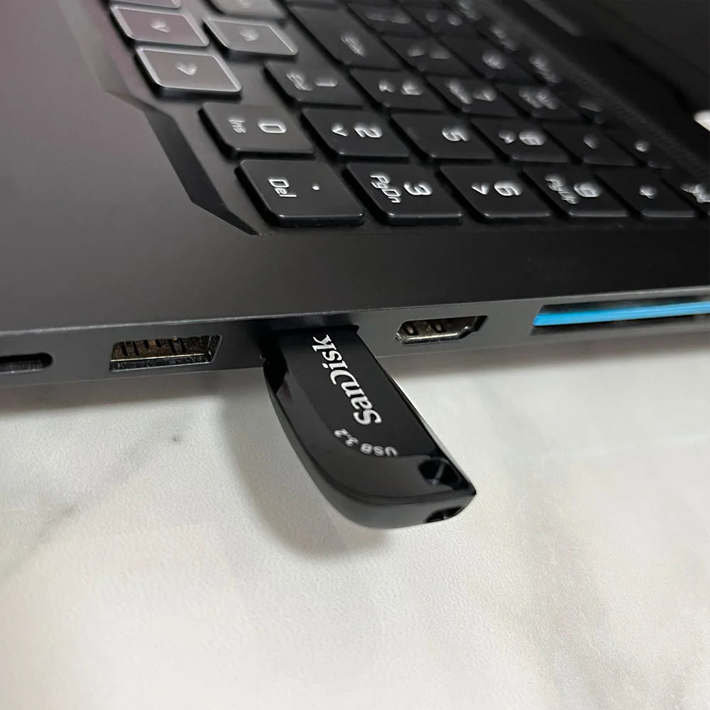 SanDisk Ultra Shift USB 3.2 Flash Drive 32GB 64GB 128GB 256GB Read Speed up to 100MB/s USB Flash Drive Memory Stick Pen Drive