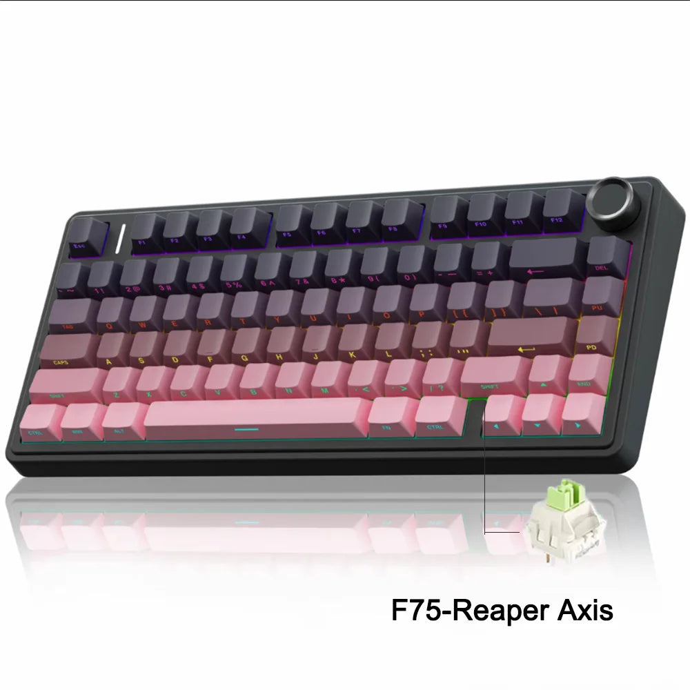 AULA F75 75% Wireless Mechanical Keyboard – RGB, Gasket Mount