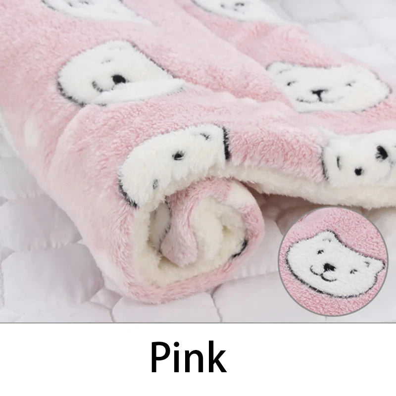 Flannel Pet Sleeping Mat – Cozy Cushion for Dogs & Cats