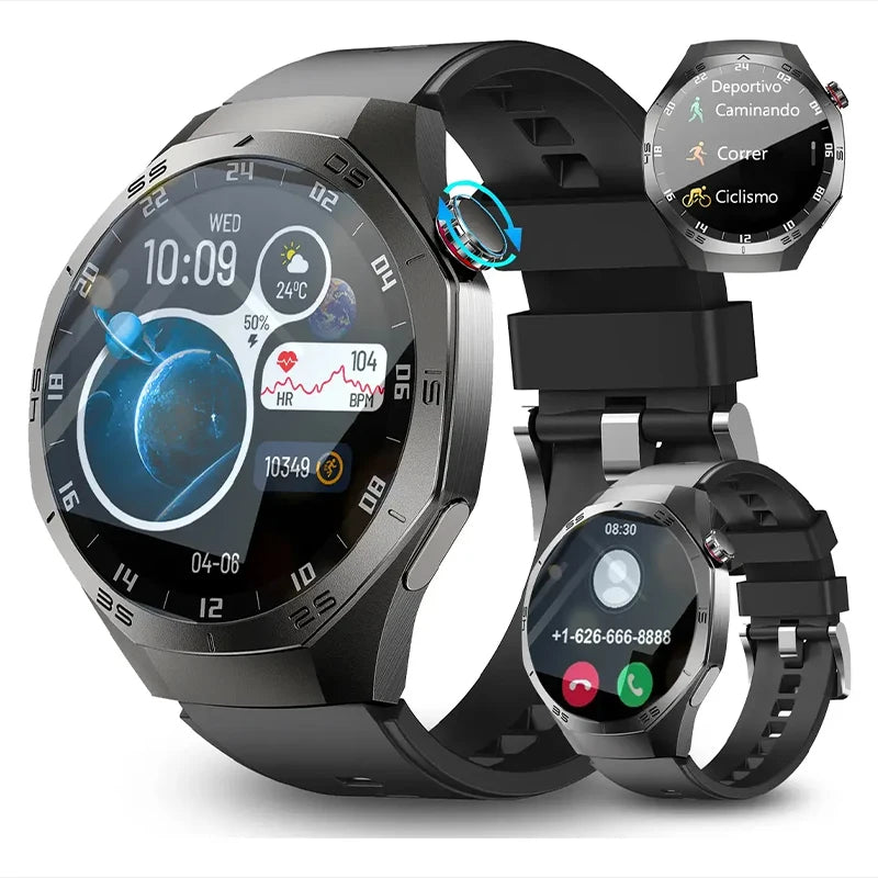 AMOLED Smartwatch – GPS, Heart Rate & Bluetooth Calls