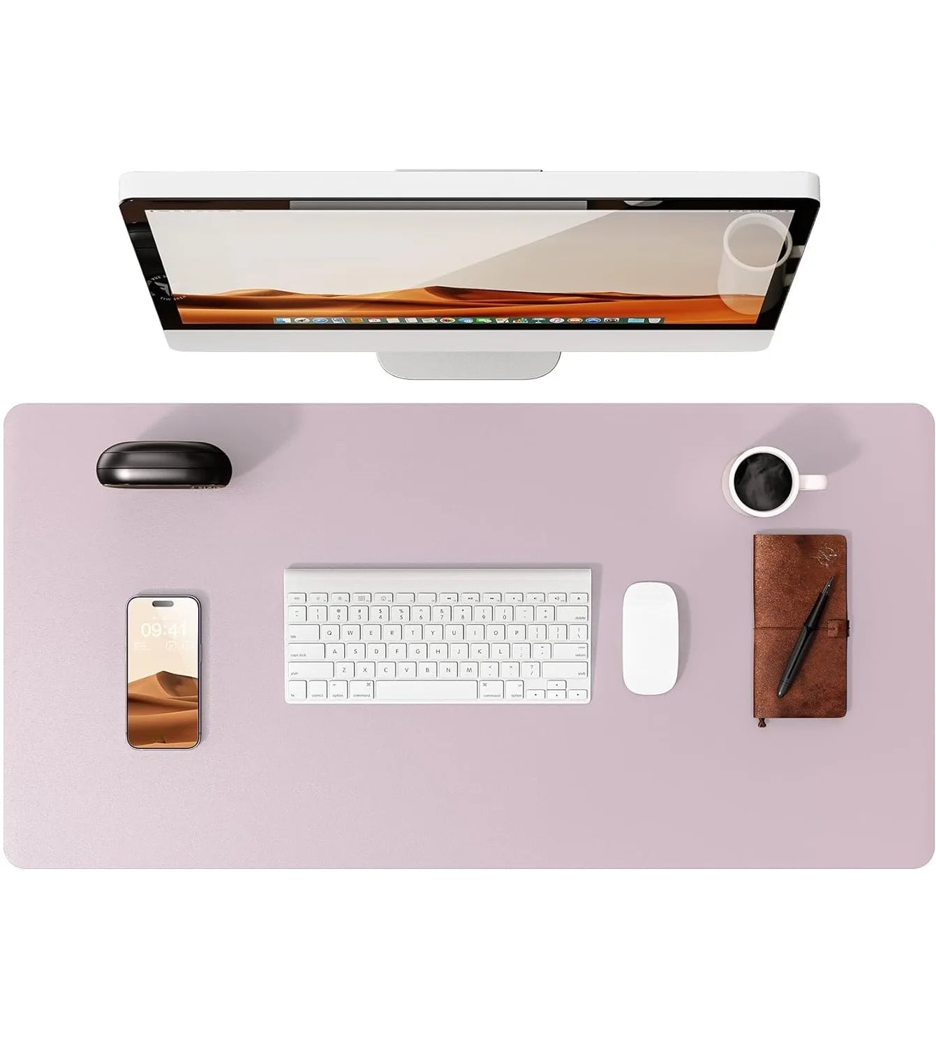 Leather Desk Mat – Large Non-Slip Mouse Pad for Office & Laptop