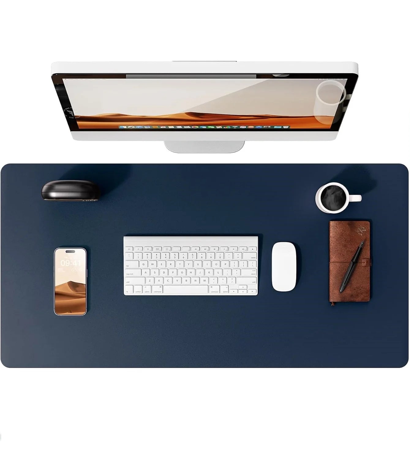 Leather Desk Mat – Large Non-Slip Mouse Pad for Office & Laptop