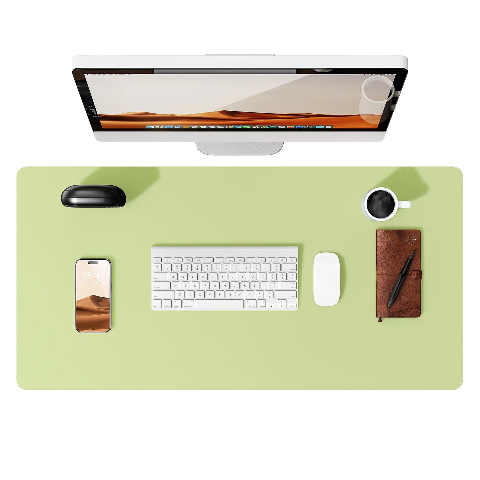 Leather Desk Mat – Large Non-Slip Mouse Pad for Office & Laptop