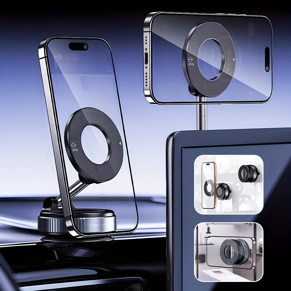 Magnetic Car Phone Mount – 360° Adjustable